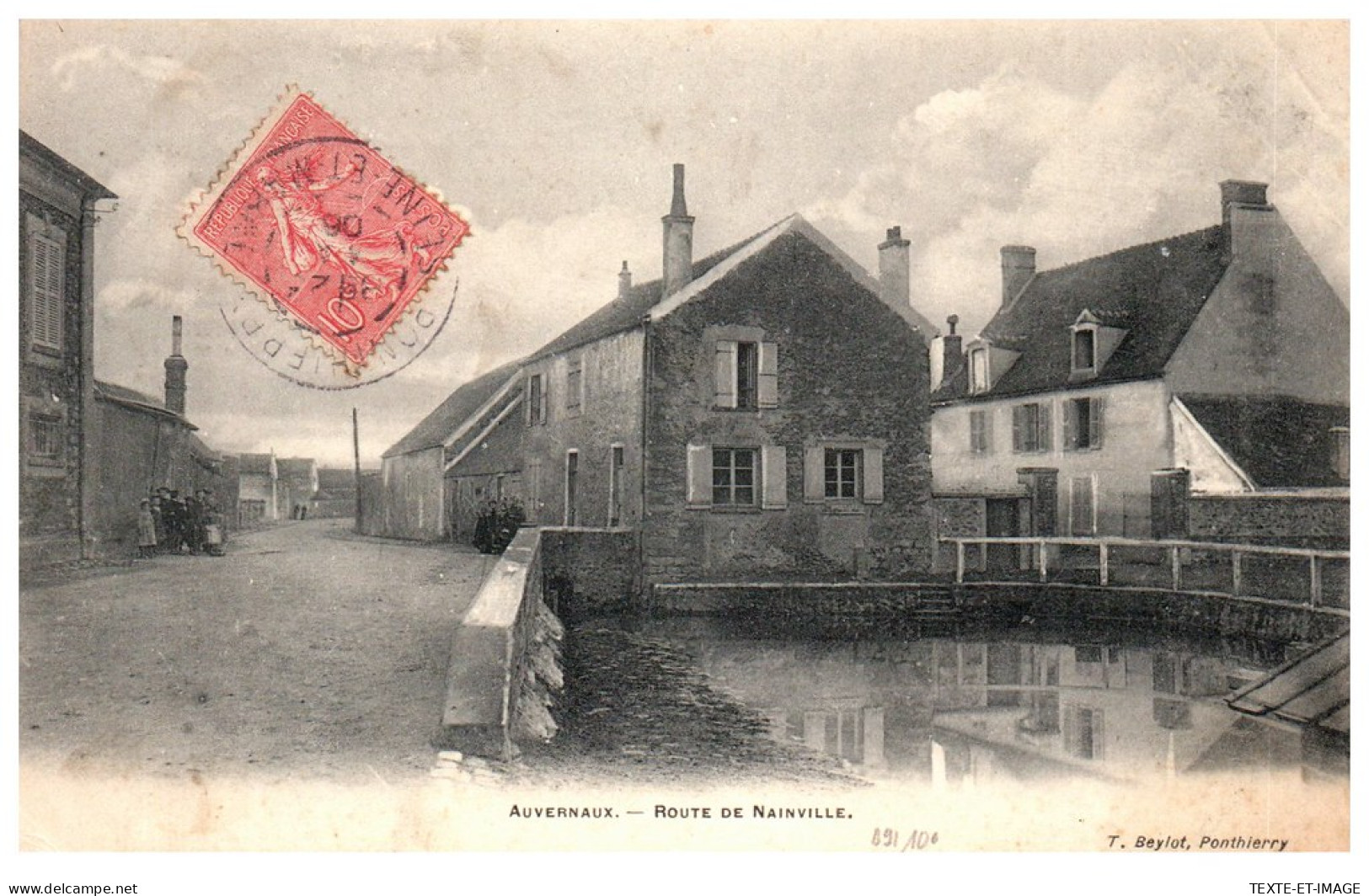 91 AUVERNAUX - La Route De Nainville  - Other & Unclassified