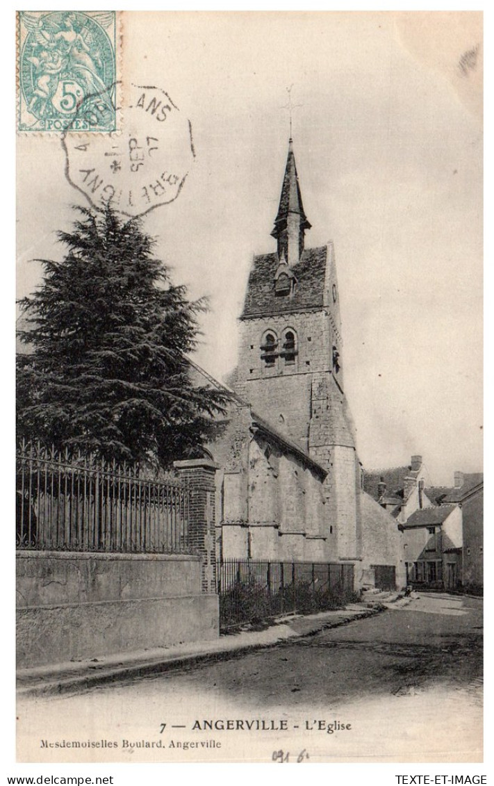 91 ANGERVILLE - L'eglise. - Angerville