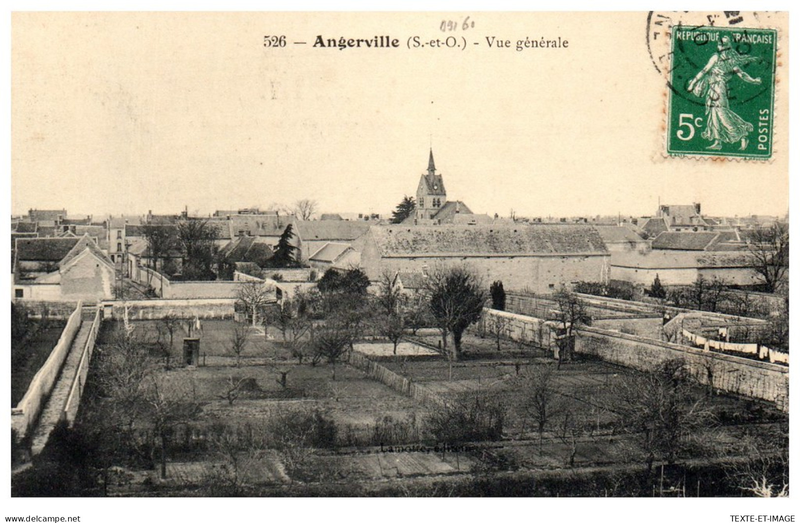 91 ANGERVILLE - Vue Generale. - Angerville