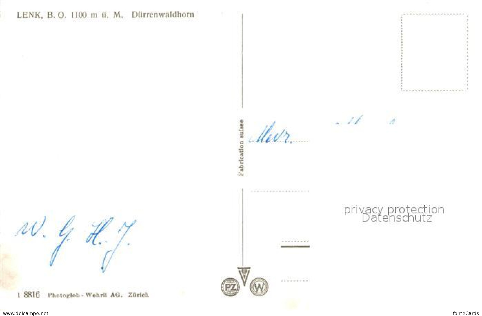 13190567 Lenk Simmental Mit Duerrenwaldhorn Lenk Simmental - Otros & Sin Clasificación