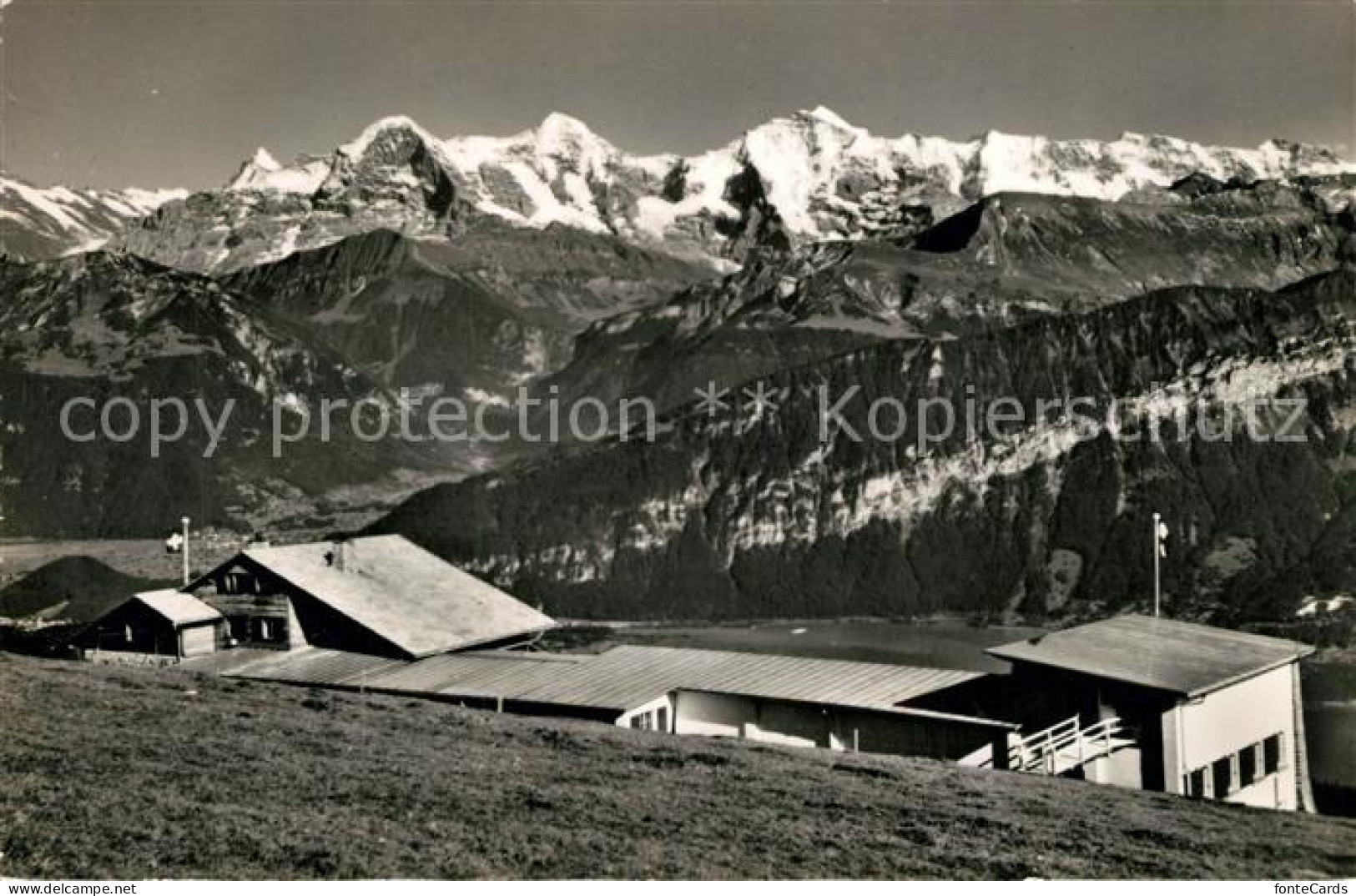 13190087 Beatenberg Berghaus Niederhoern Mit Eiger Moench Und Jungfrau Beatenber - Otros & Sin Clasificación