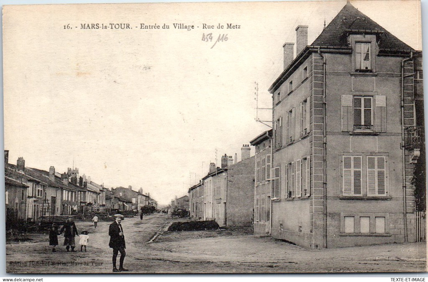 54 MARS LA TOUR - Entree Du Village Rue De Metz  - Autres & Non Classés