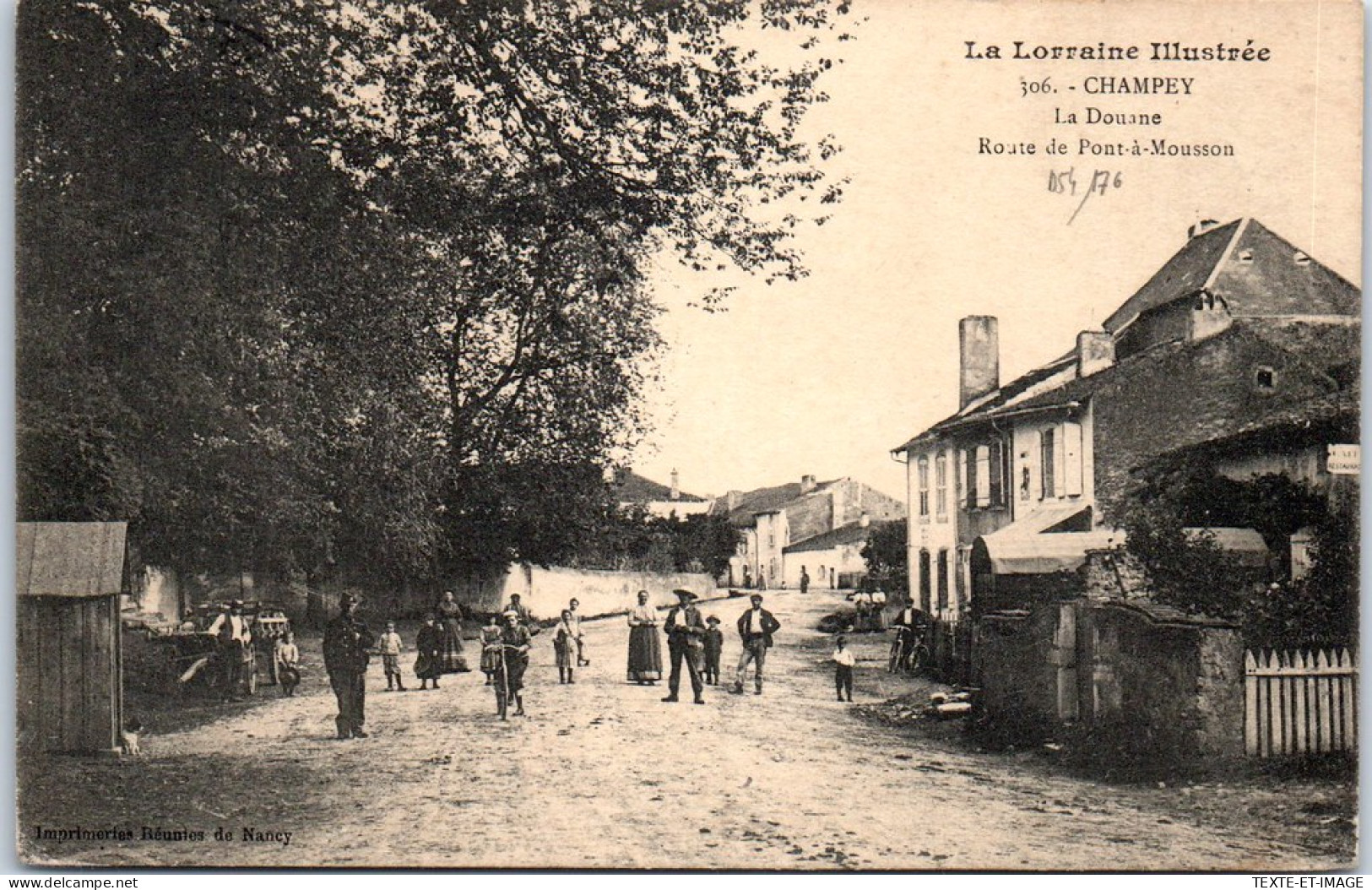 54 CHAMPEY - La Douane, Route De Pont A Mousson -  - Altri & Non Classificati