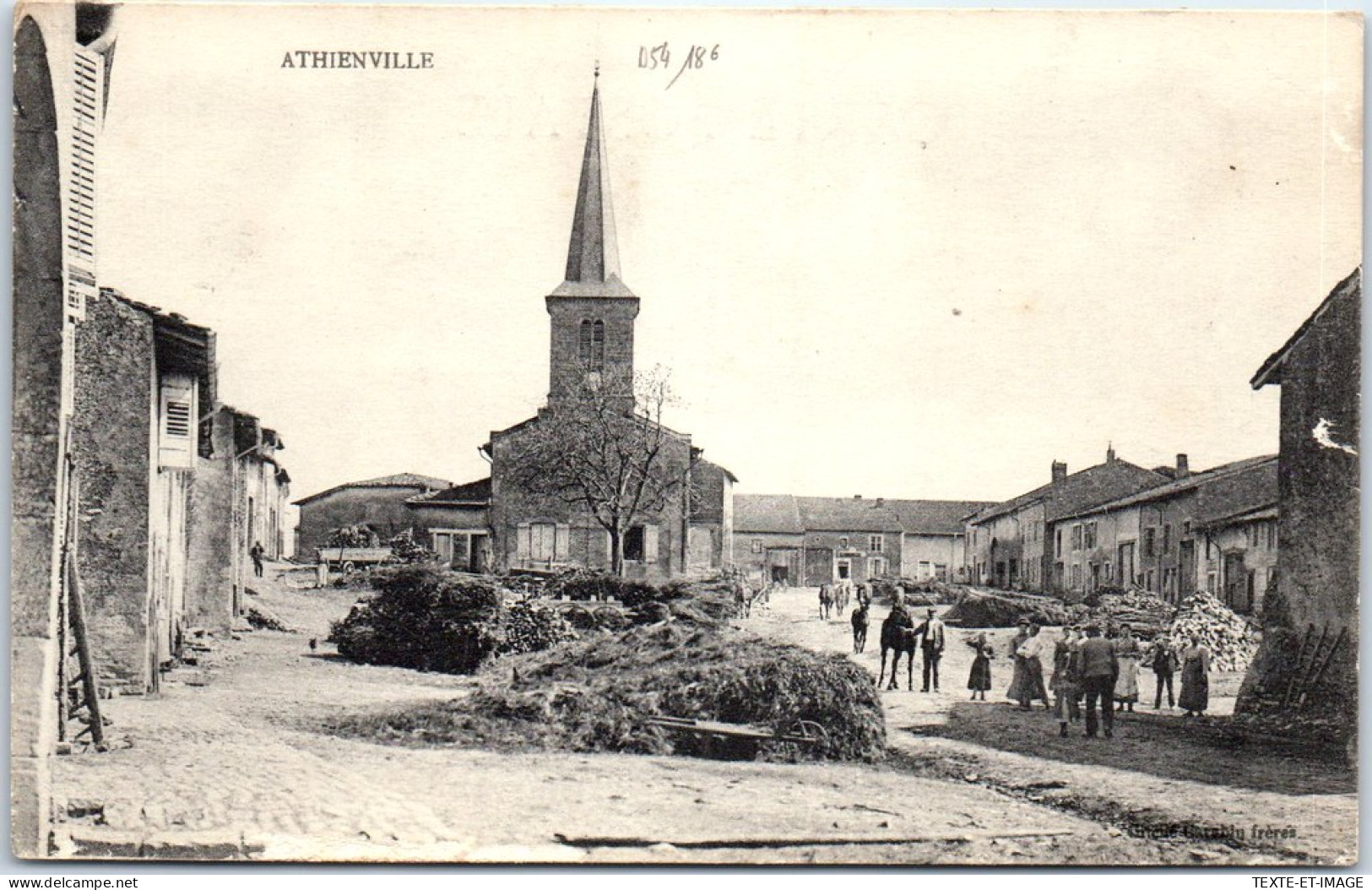 54 ATHIENVILLE - Vue Du Centre Du Village  - Andere & Zonder Classificatie