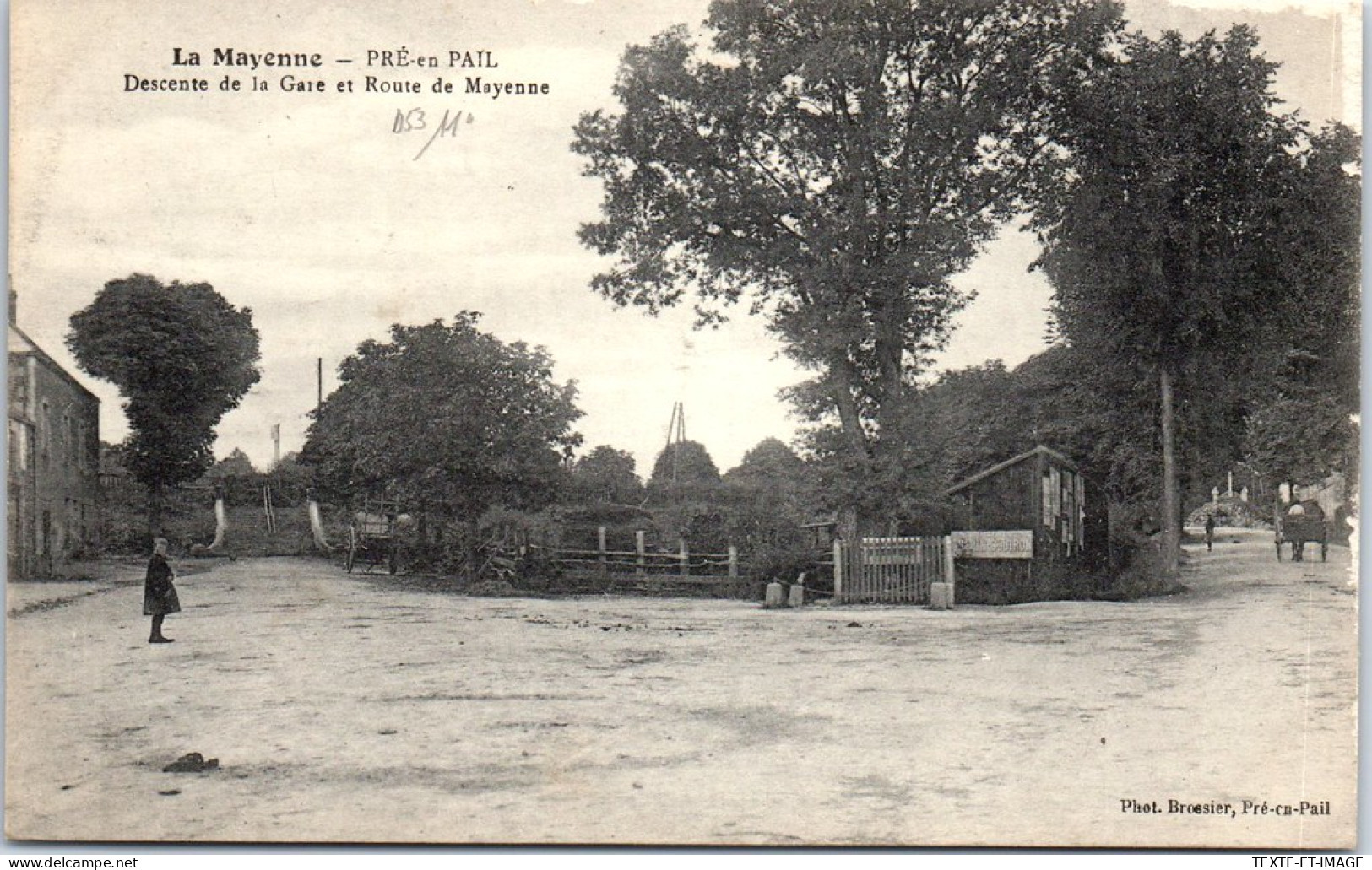 53 PRE EN PAIL - Descente De La Gare Et Route De Mayenne -  - Other & Unclassified