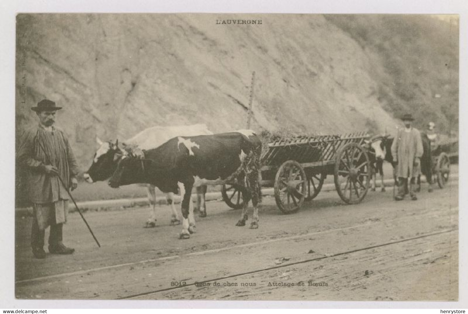 L'Auvergne : Gens De Chez Nous, Attelage De Boeufs (z4194) - Auvergne