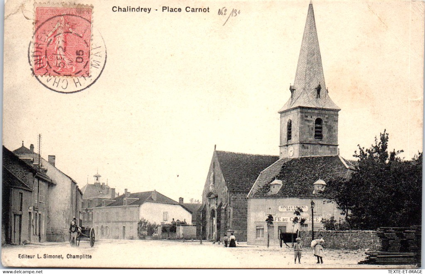 52 CHALINDREY - La Place Carnot -  - Chalindrey