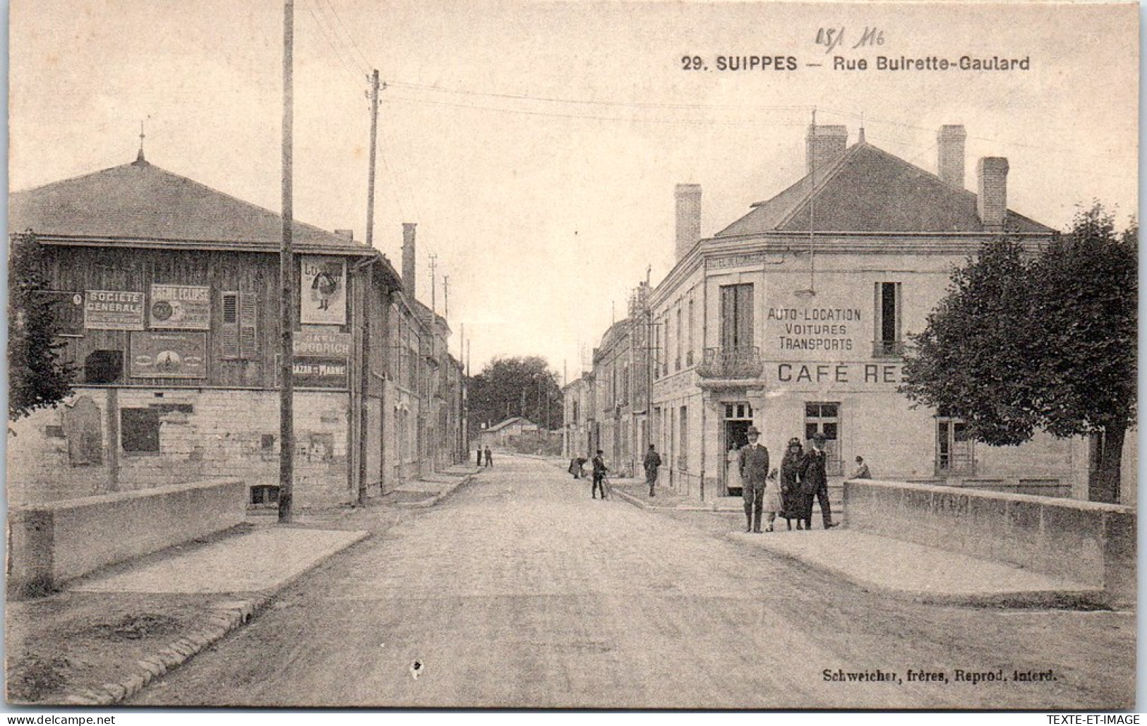51 SUIPPES - La Rue Buirette Gaulard  - Altri & Non Classificati