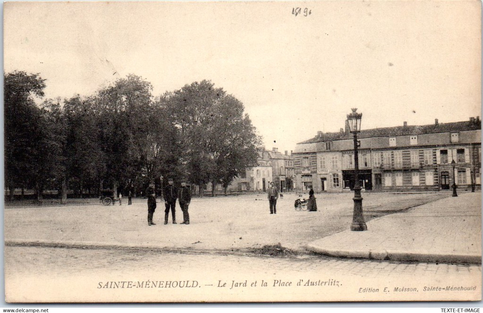51 SAINTE MENEHOULD - Le Jard Et La Place D'austerlitz  - Sainte-Menehould