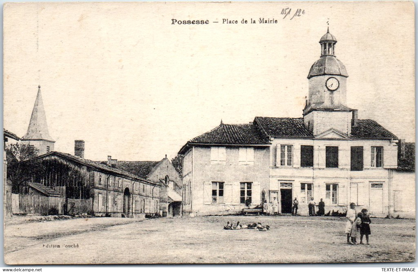 51 POSSESSE - La Place De La Mairie  - Other & Unclassified
