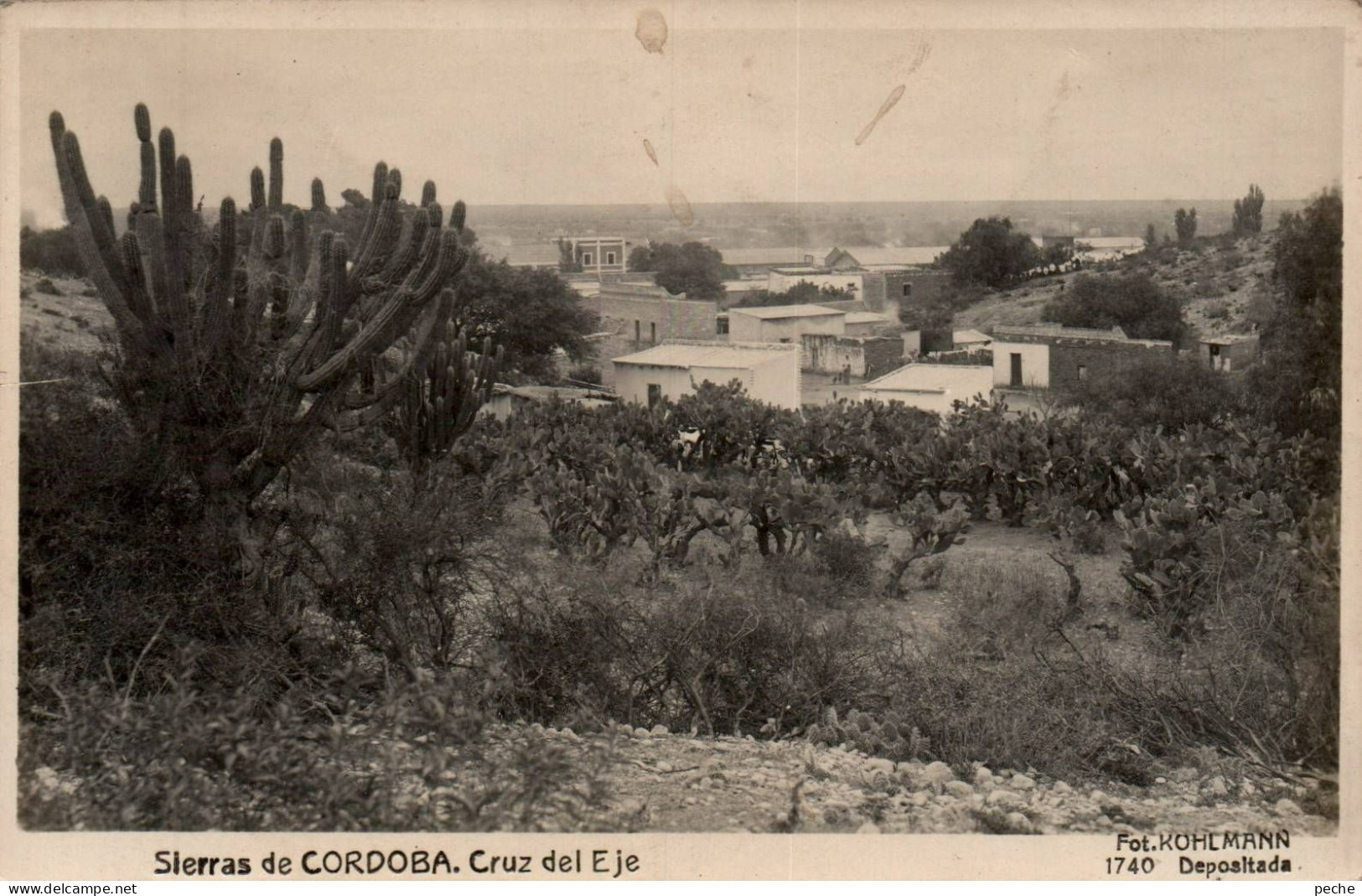 N° 2474 W -cpa Sierras De Cordoba Cruz Del Eje- - Argentina