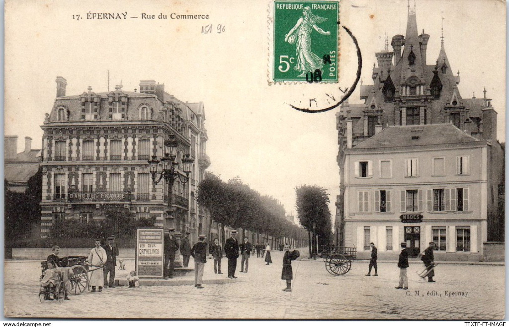 51 EPERNAY - La Rue Du Commerce -  - Epernay