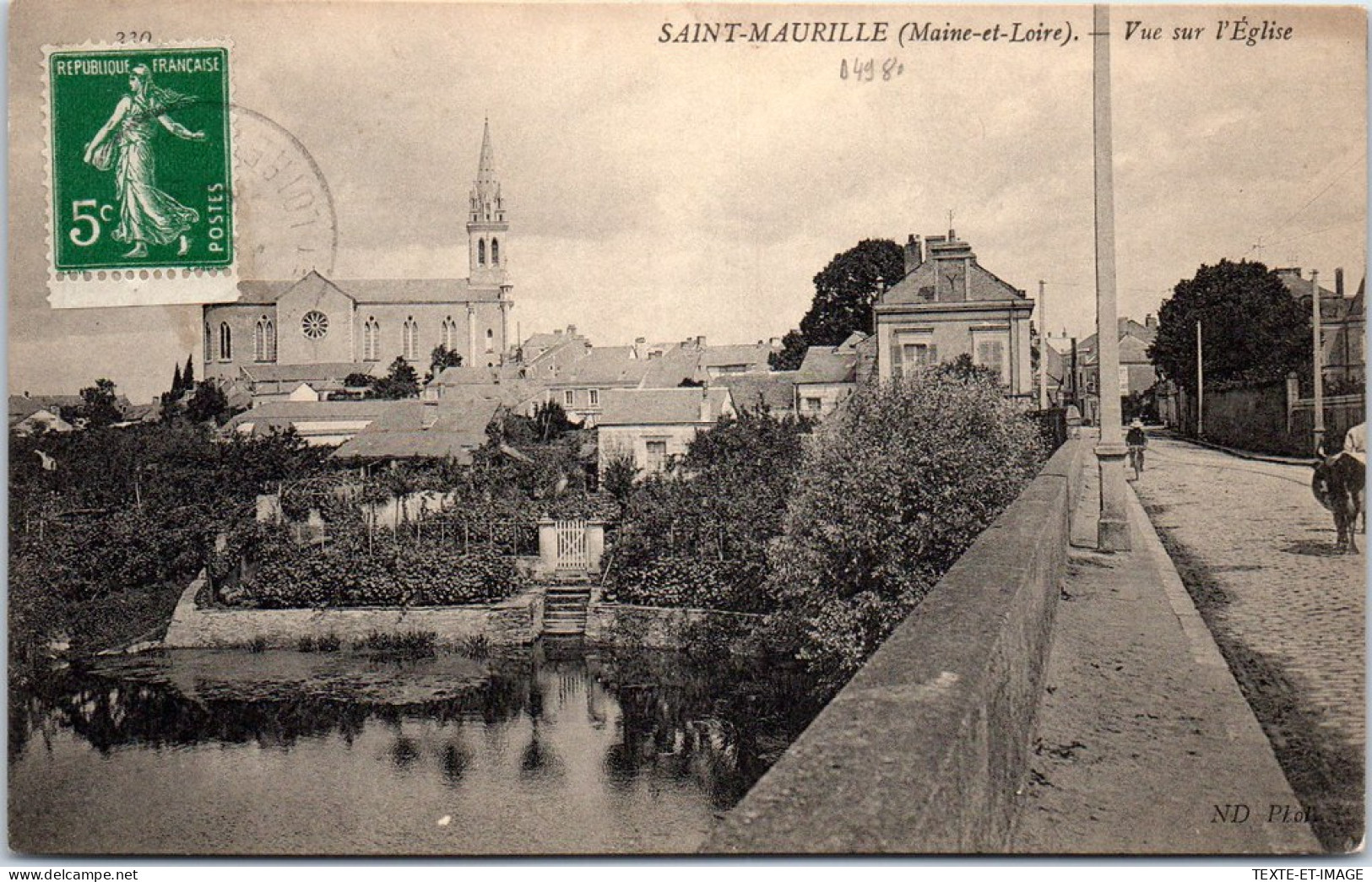 49 SAINT MAURILLE - Vue Sur L'eglise. - Altri & Non Classificati