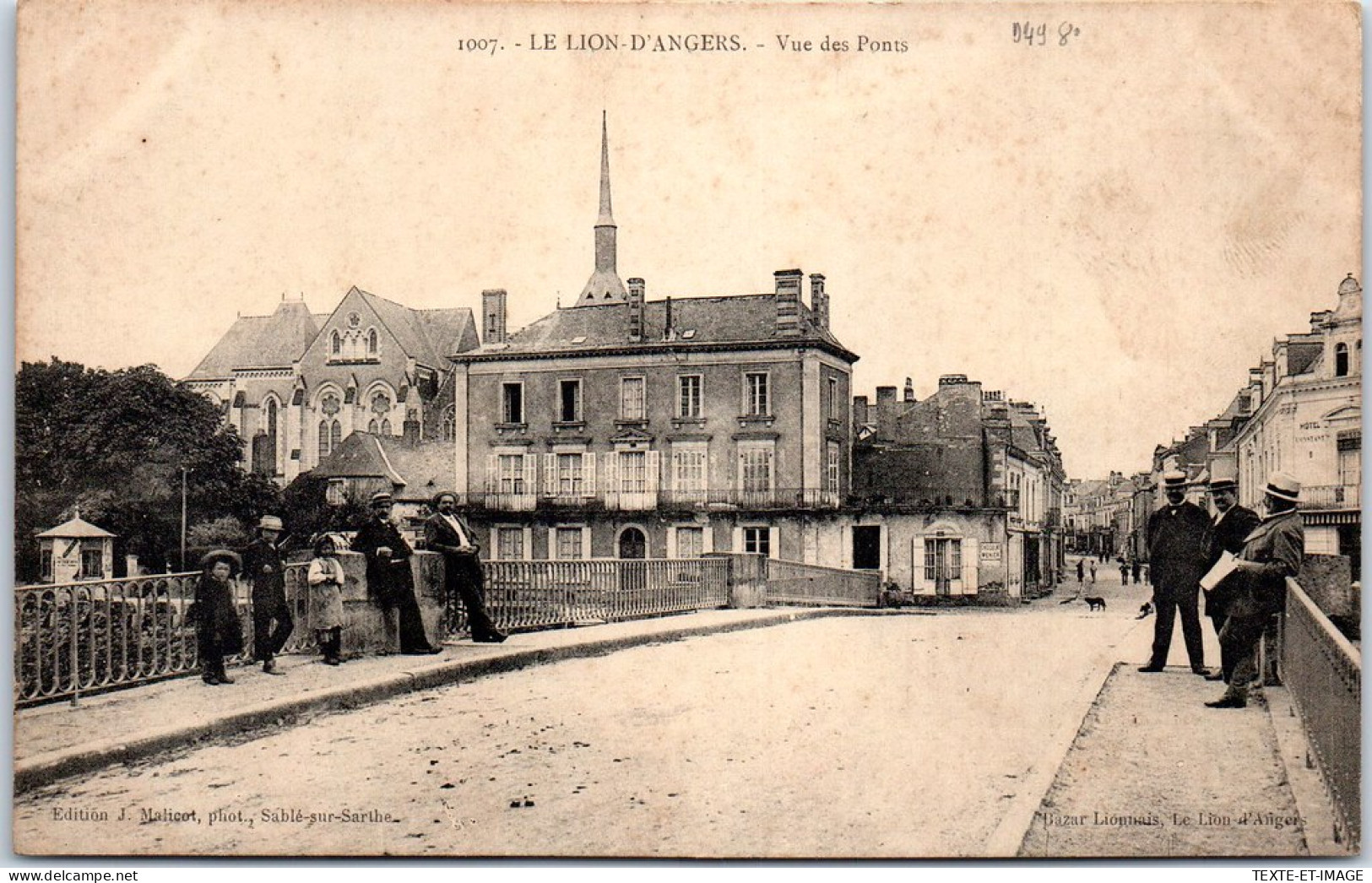 49 LE LION D'ANGERS - Vue Des Ponts. - Other & Unclassified