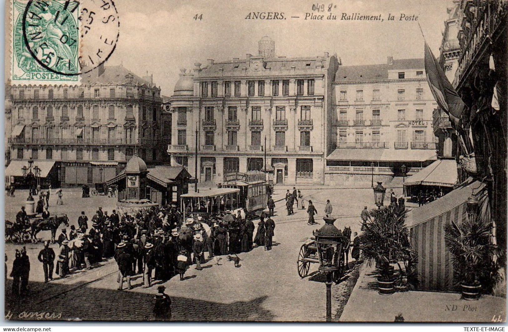 49 ANGERS - Place Du Ralliement Et La Poste. - Angers