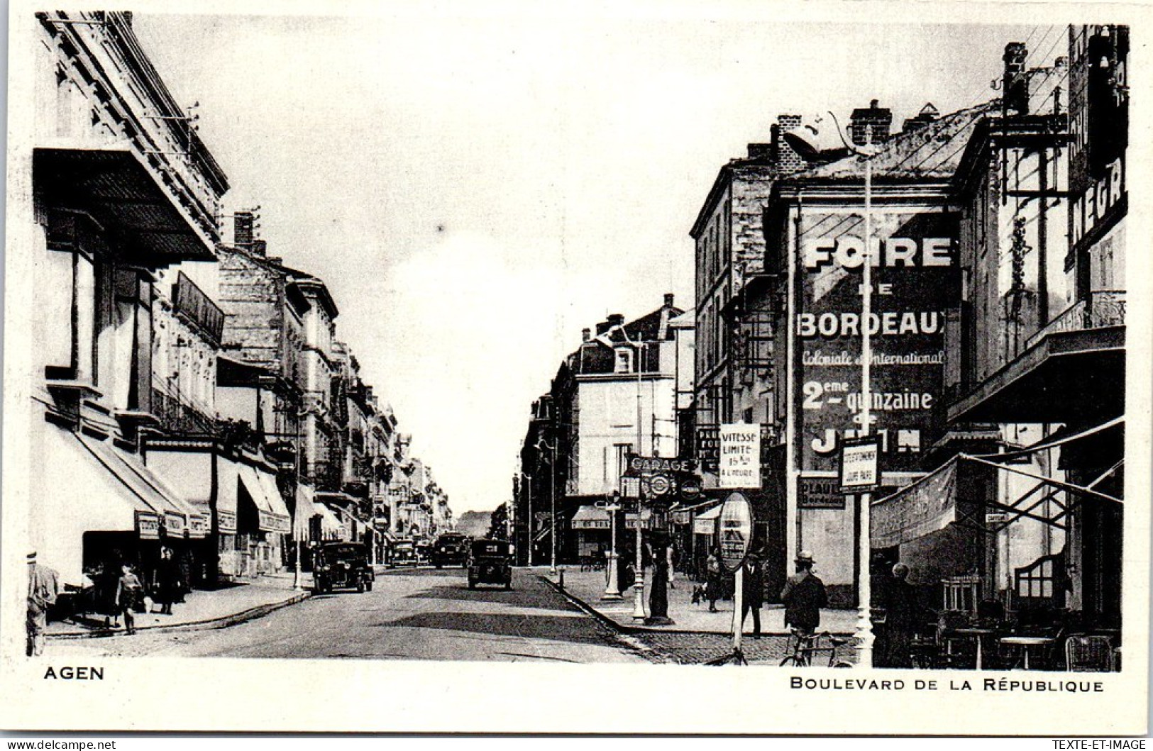 47 AGEN - Le Boulevard De La Republique.  - Agen