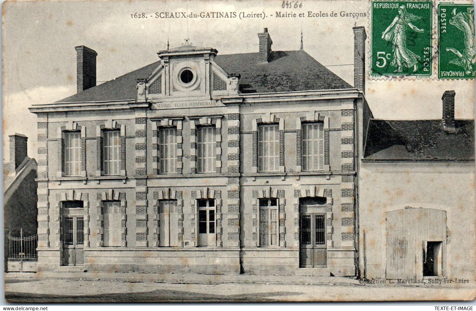 45 SCEAUX DU GATINAIS - Mairie Et Ecole De Garçons. - Other & Unclassified