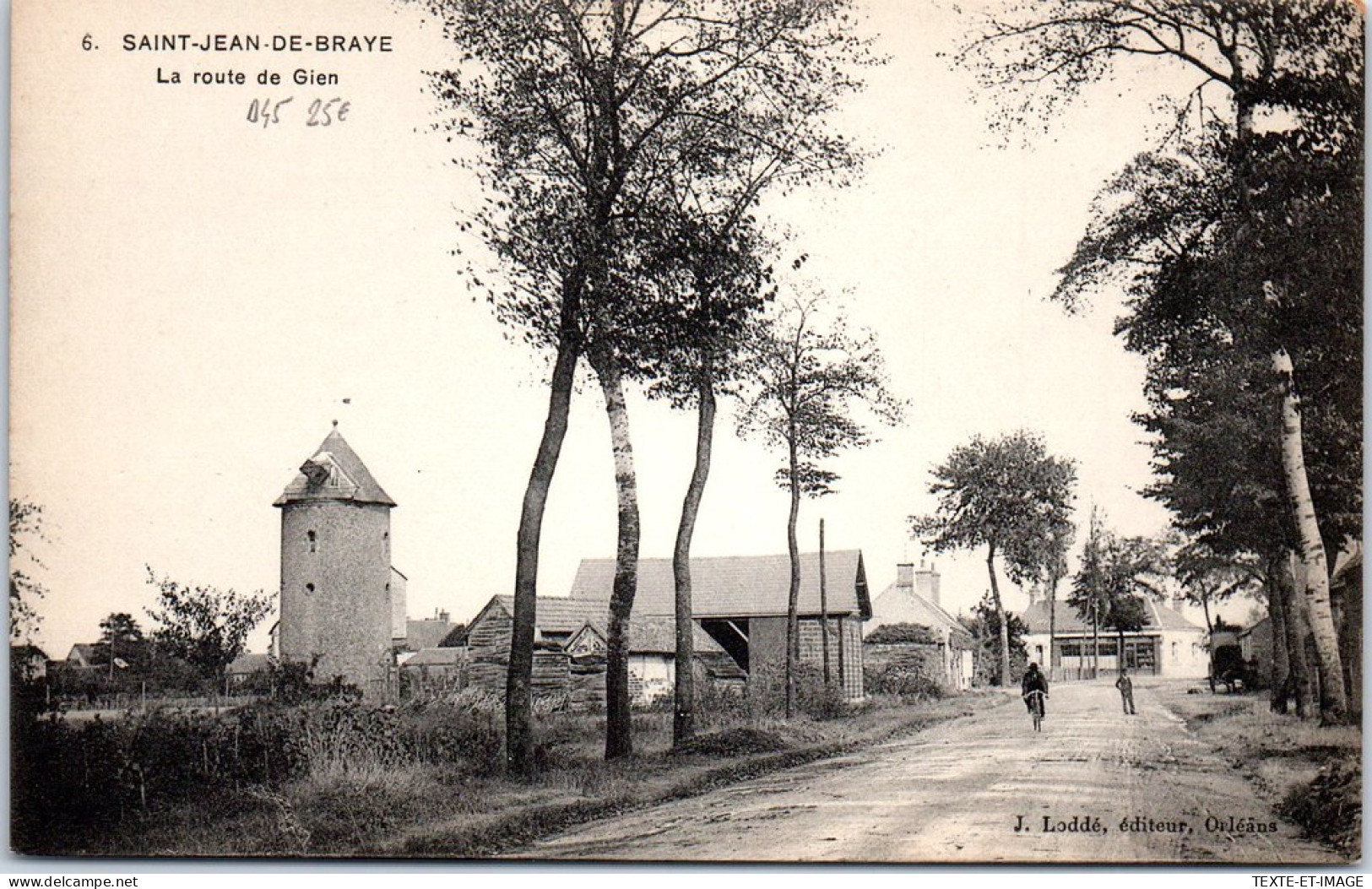 45 SAINT JEAN DE BRAYE - La Route De Gien  - Altri & Non Classificati