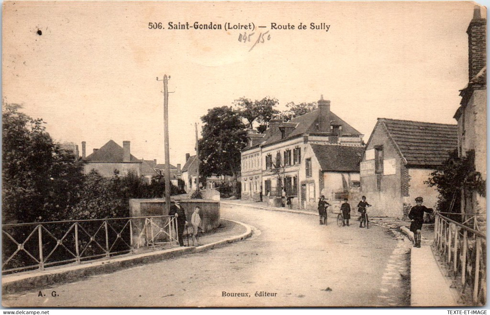 45 SAINT GONDON - La Route De Sully - Altri & Non Classificati