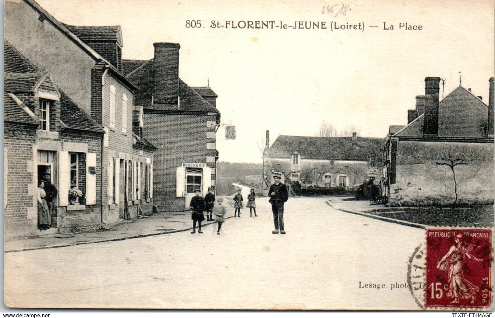 45 SAINT FLORENT LE JEUNE - Vue De La Place. - Altri & Non Classificati