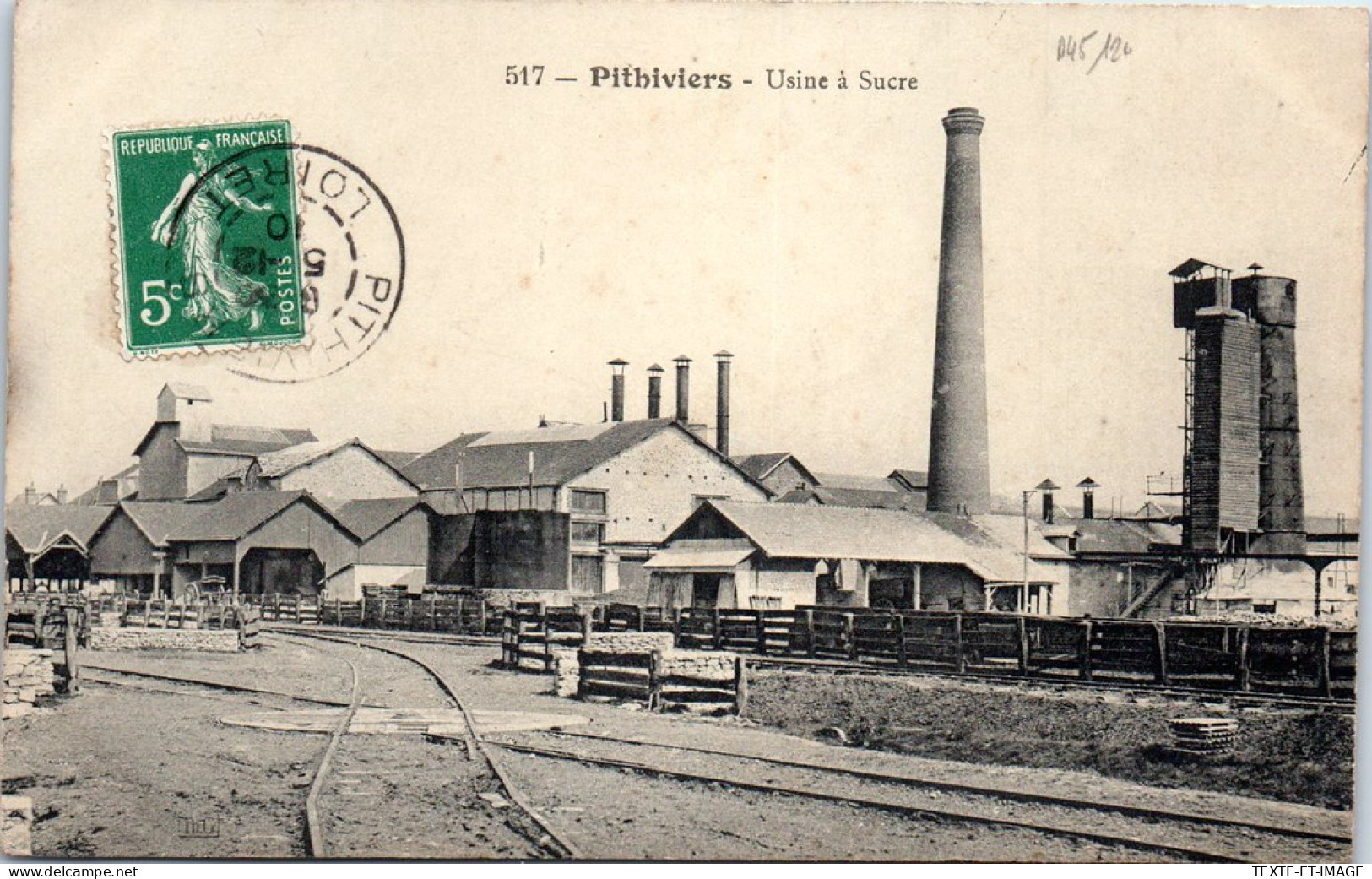 45 PITHIVIERS - Vue D'ensemble De L'usine A Sucre. - Pithiviers