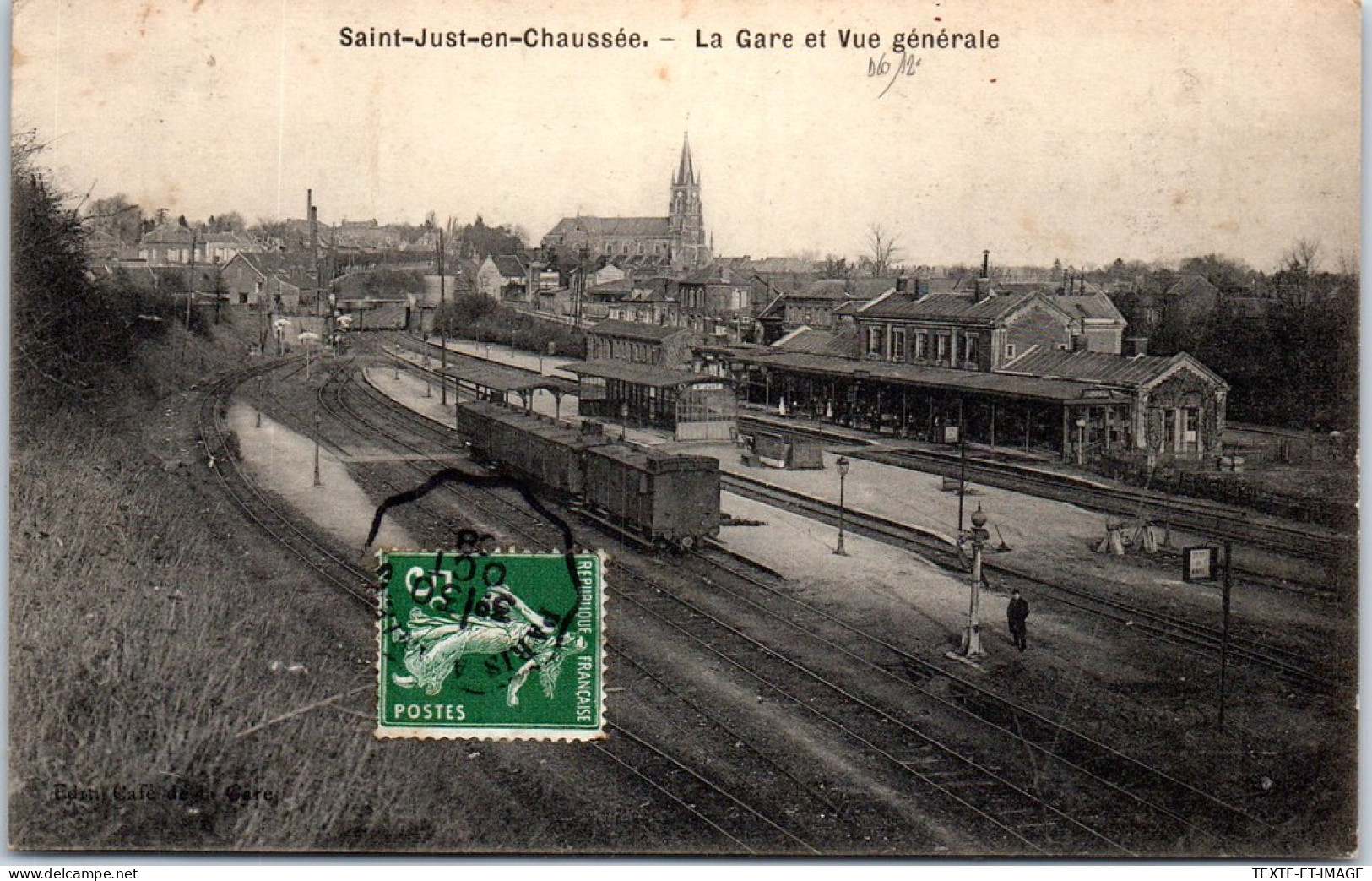 60 SAINT JUST EN CHAUSSEE - La Gare, Vue Generale -  - Saint Just En Chaussee