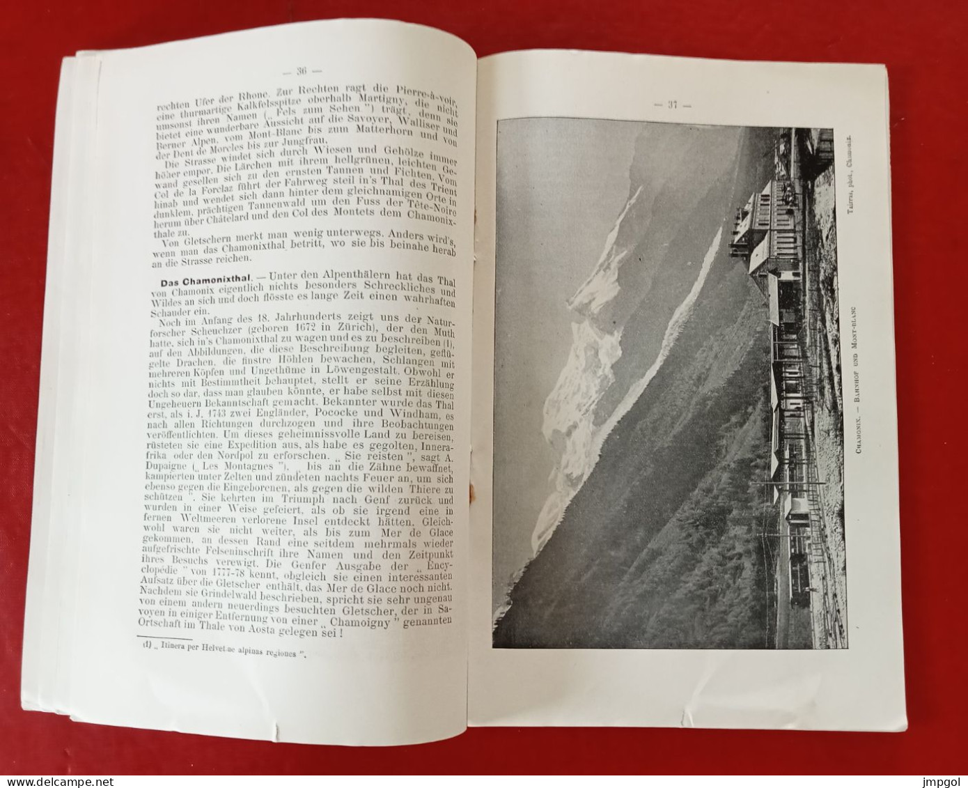 Guide Chemins De Fer PLM Le Rhône De Sa Source à La Mer Die Rhone Von Ihrer Quelle Bis Zum Meere Vers 1900 - Toeristische Brochures