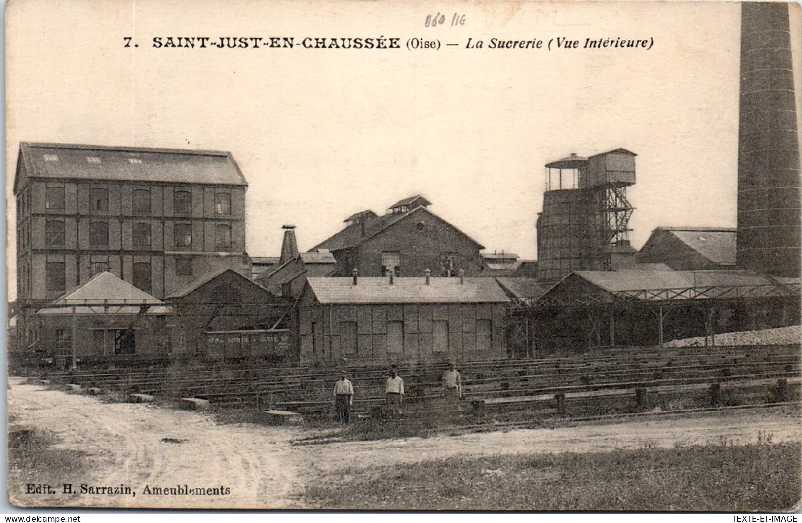 60 SAINT JUST EN CHAUSSEE - Vue Interieur De La Sucrerie. - Saint Just En Chaussee