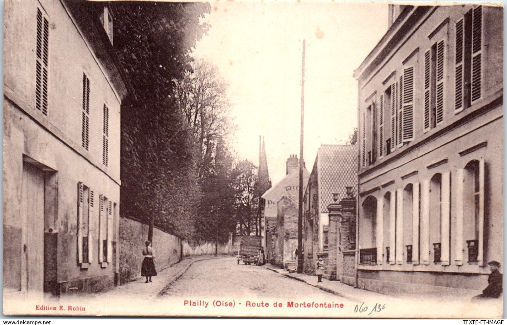 60 PAILLY - Route De Mortefontaine. - Autres & Non Classés