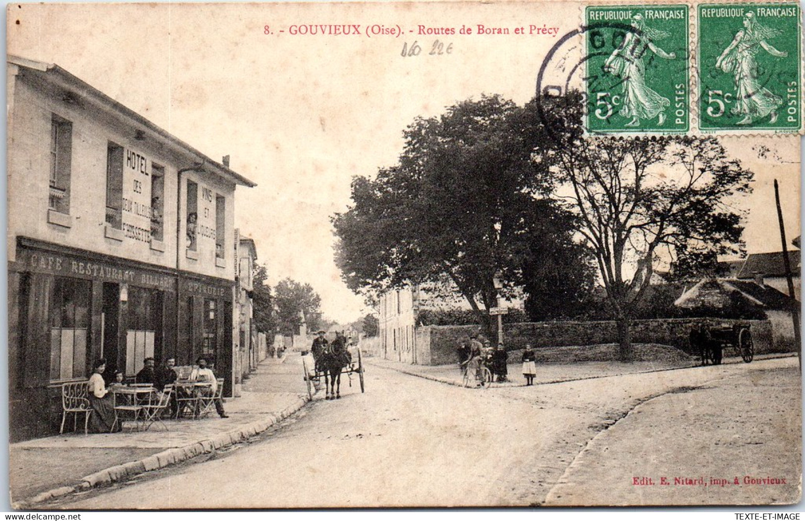 60 GOUVIEUX - Routes De Boran Et Precy  - Gouvieux
