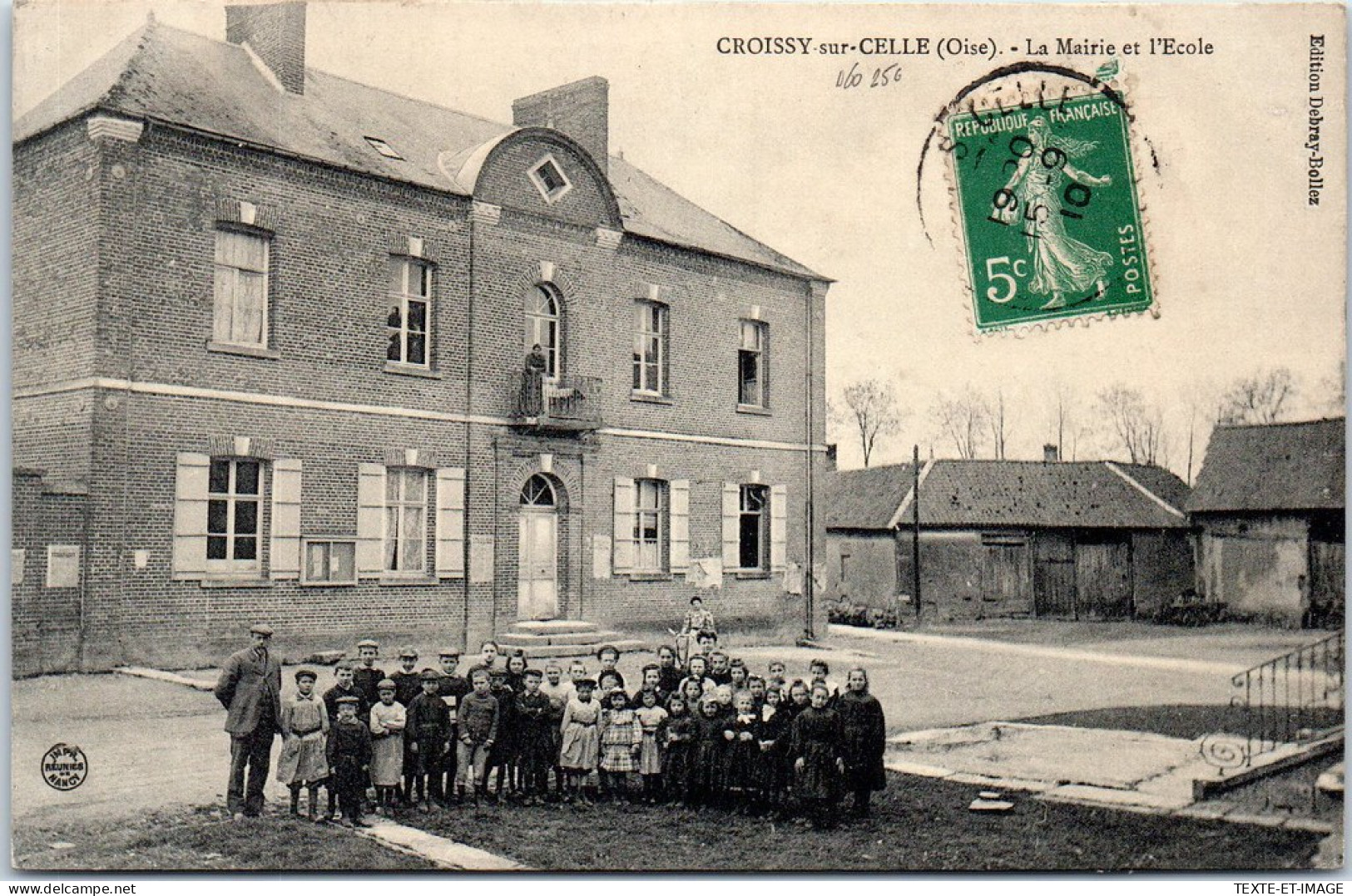 60 CROISSY SUR CELLE - La Mairie Et Ecole. - Sonstige & Ohne Zuordnung