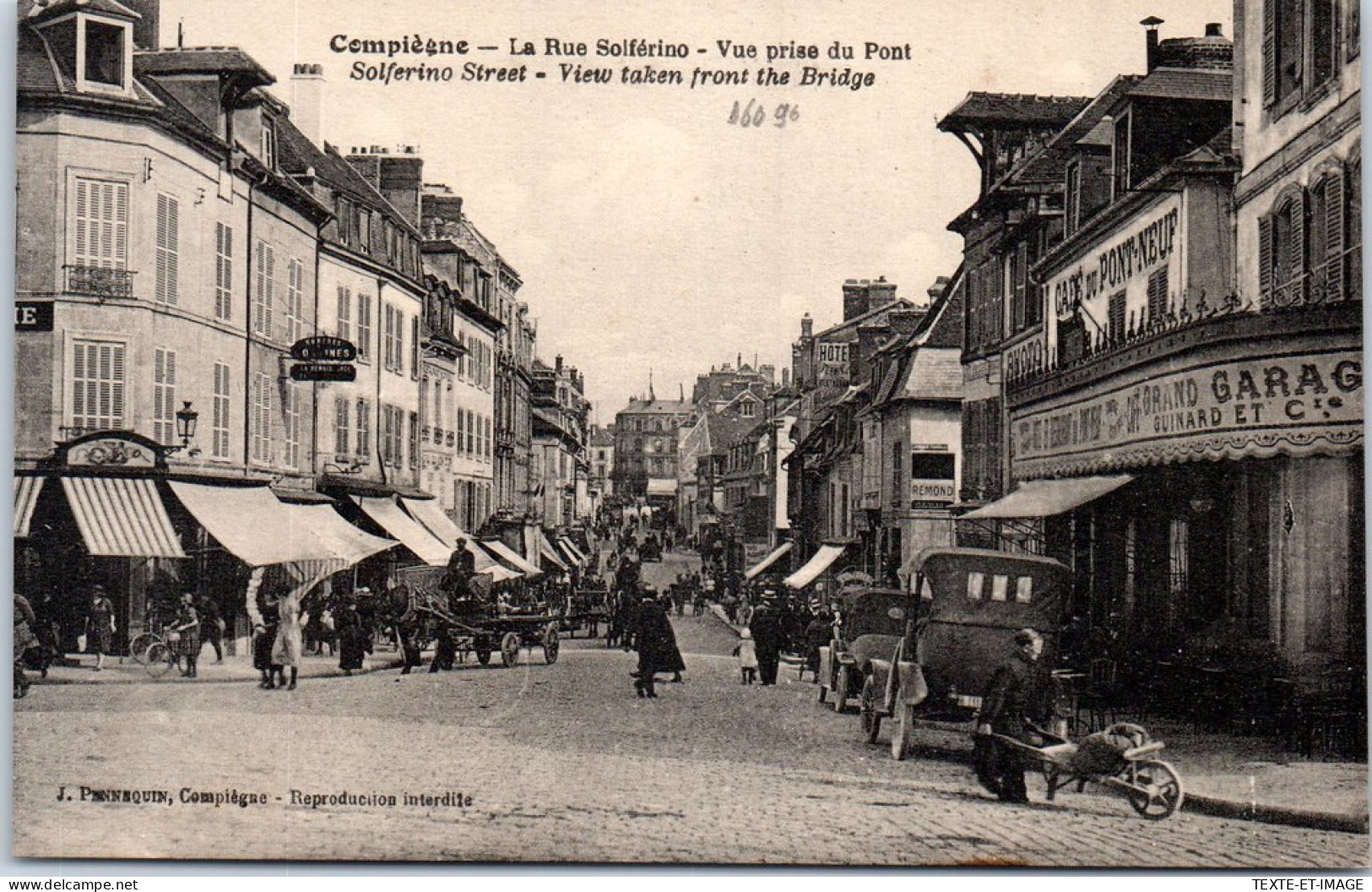 60 COMPIEGNE - La Rue Solferino, Vue Prise Du Pont. - Compiegne