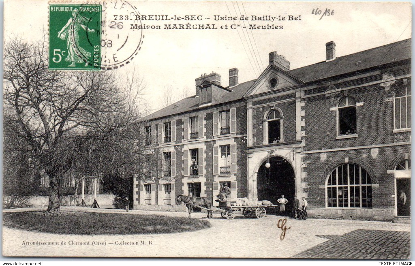 60 BREUIL LE SEC - Usine De Bailly Le Bel, Maison MARECHAL. - Other & Unclassified