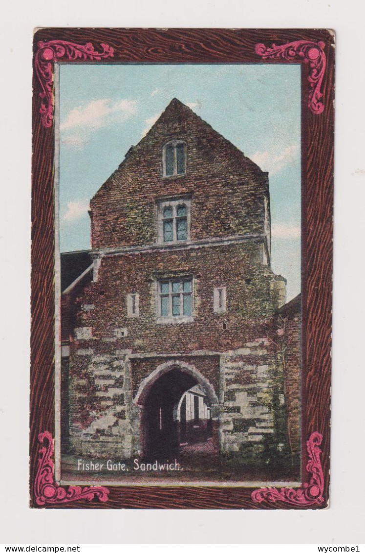 ENGLAND - Sandwich Fisher Gate Used Vintage Postcard - Other & Unclassified