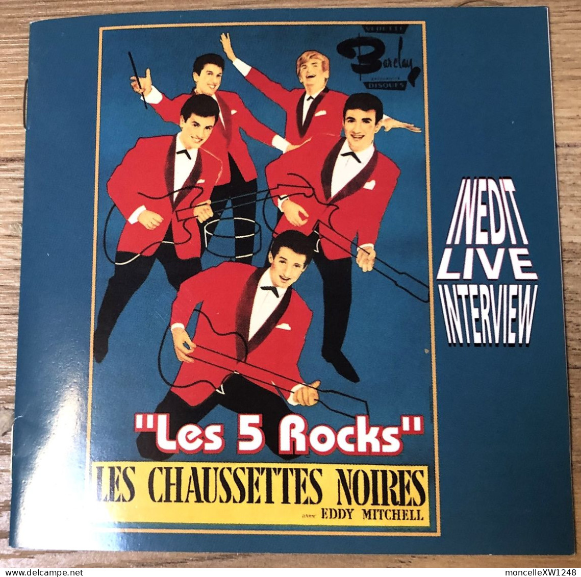 Les 5 Rocks (... Chaussettes Noires) - CD 1er Enregistrement L'ours Gris (1960) - Collectors