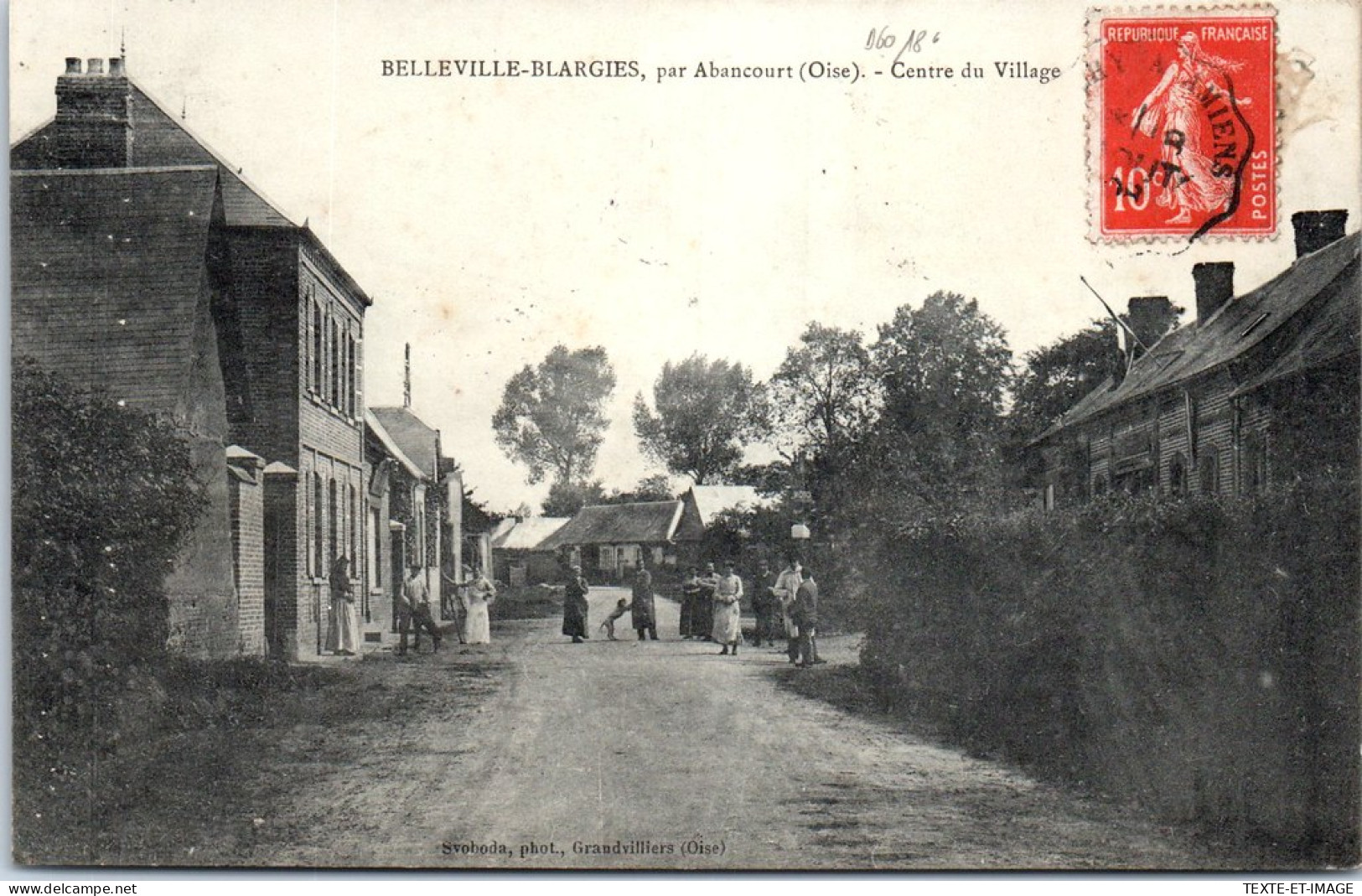 60 BELLEVILLE BLARGIES - Le Centre Du Village  - Altri & Non Classificati