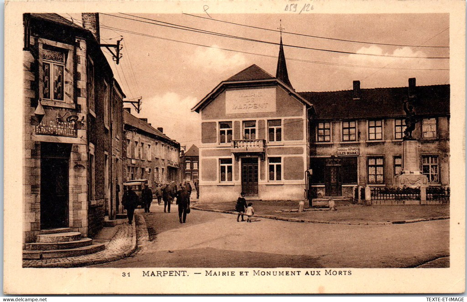 59 MARPENT - Mairie Et Monument Aux Morts  - Other & Unclassified