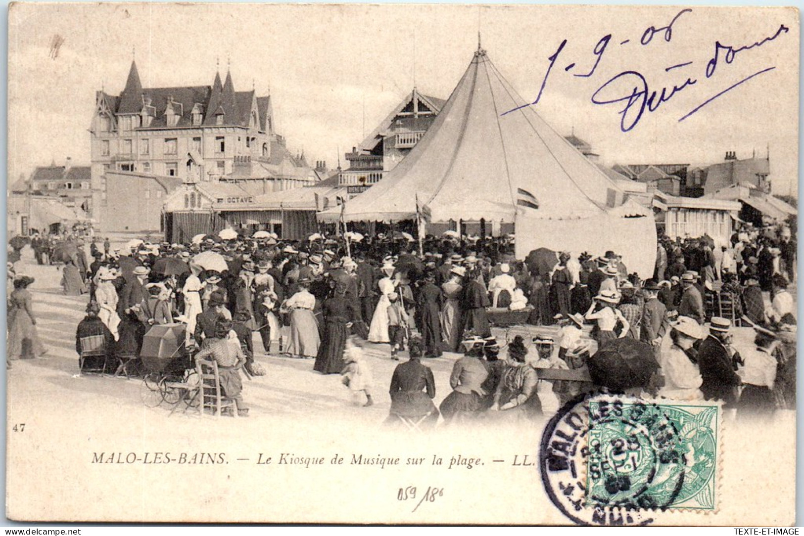 59 MALO LES BAINS - Le Kiosque De Musique Sur La Plage  - Malo Les Bains