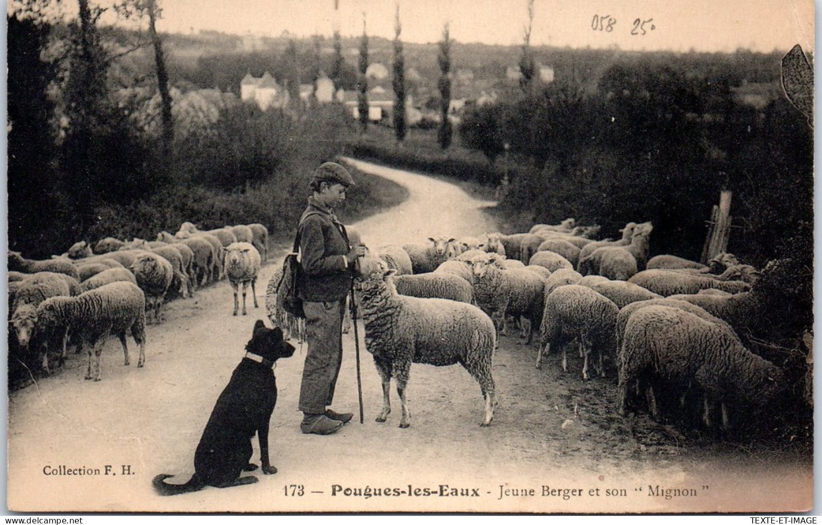 58 POUGUES LES EAUX - Jeune Berger Et Son Mignon  - Pougues Les Eaux