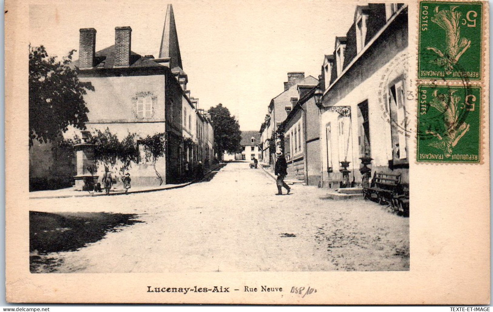 58 LUCENAY LES AIX - Rue Neuve -  - Other & Unclassified