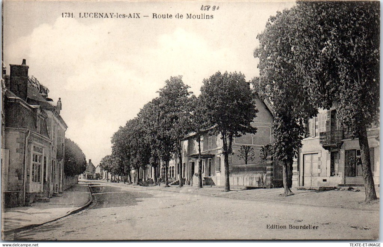58 LUCENAY LES AIX - Route De Moulins -  - Other & Unclassified