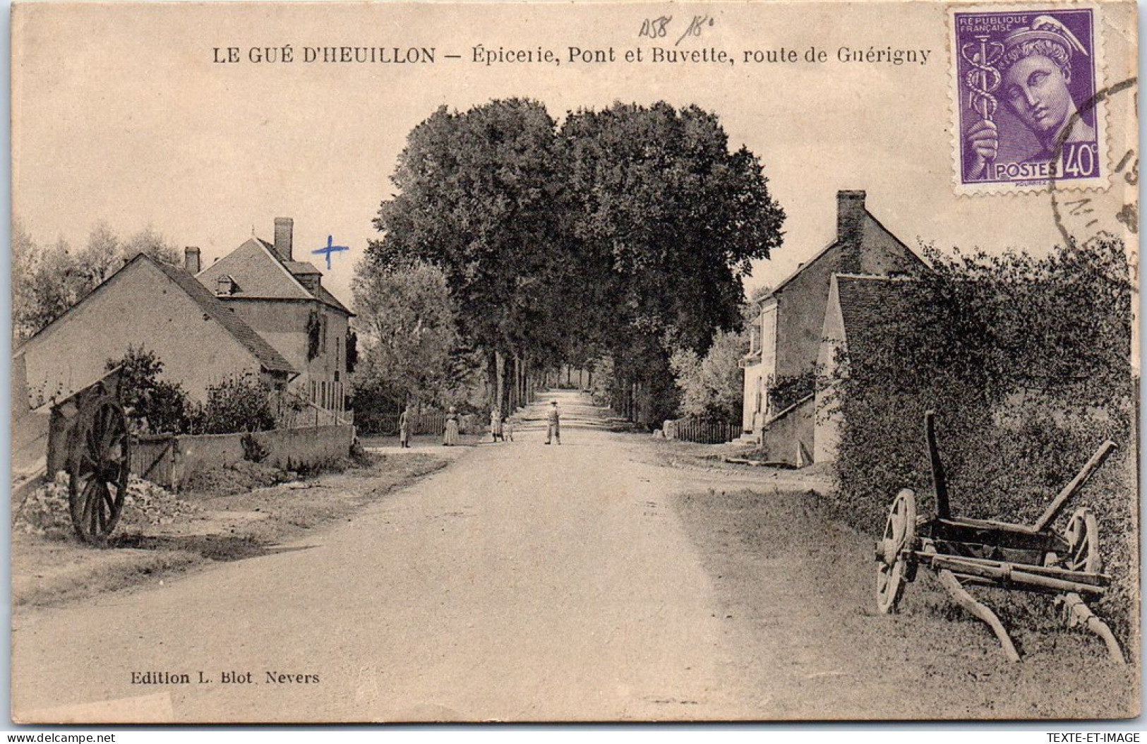 58 LE GUE D'HEUILLON - Epicierie, Pont Et Buvette, Route De Guerigny  - Sonstige & Ohne Zuordnung