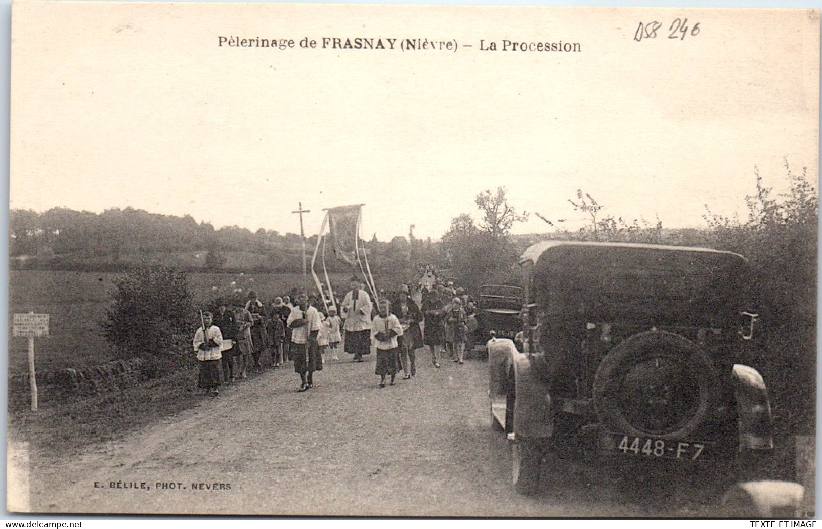 58 FRASNAY - La Procession Du Pelerinage  - Sonstige & Ohne Zuordnung