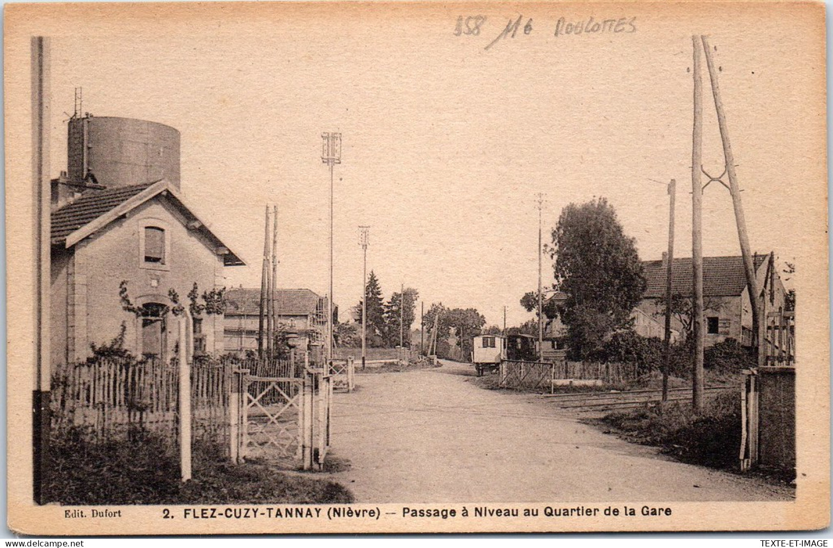 58 FLEZ CUZY TANNAY - Passage A Niveau Au Quartier De La Gare - - Sonstige & Ohne Zuordnung