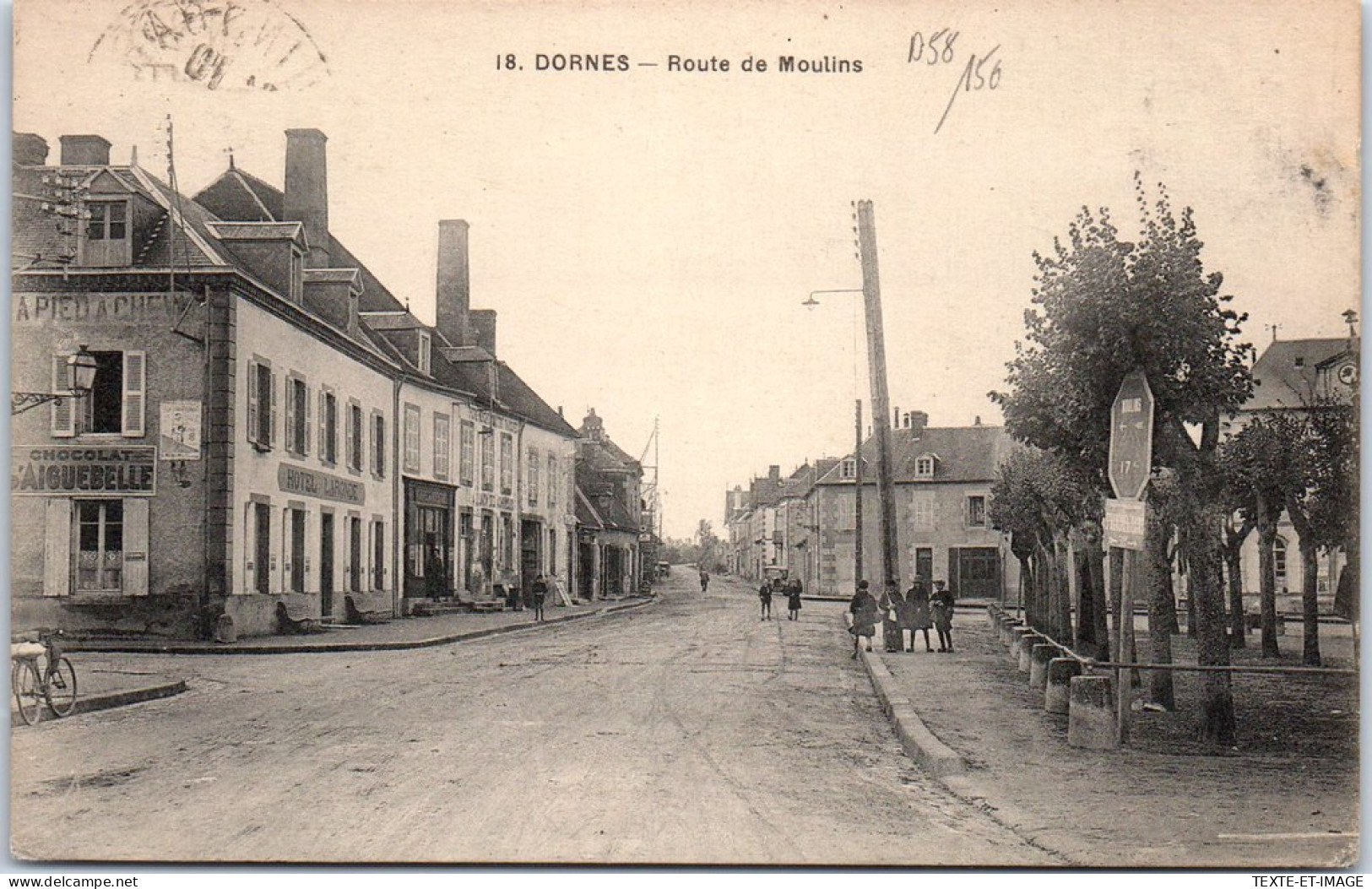 58 DORNES - Vue De La Route De Moulins -  - Other & Unclassified