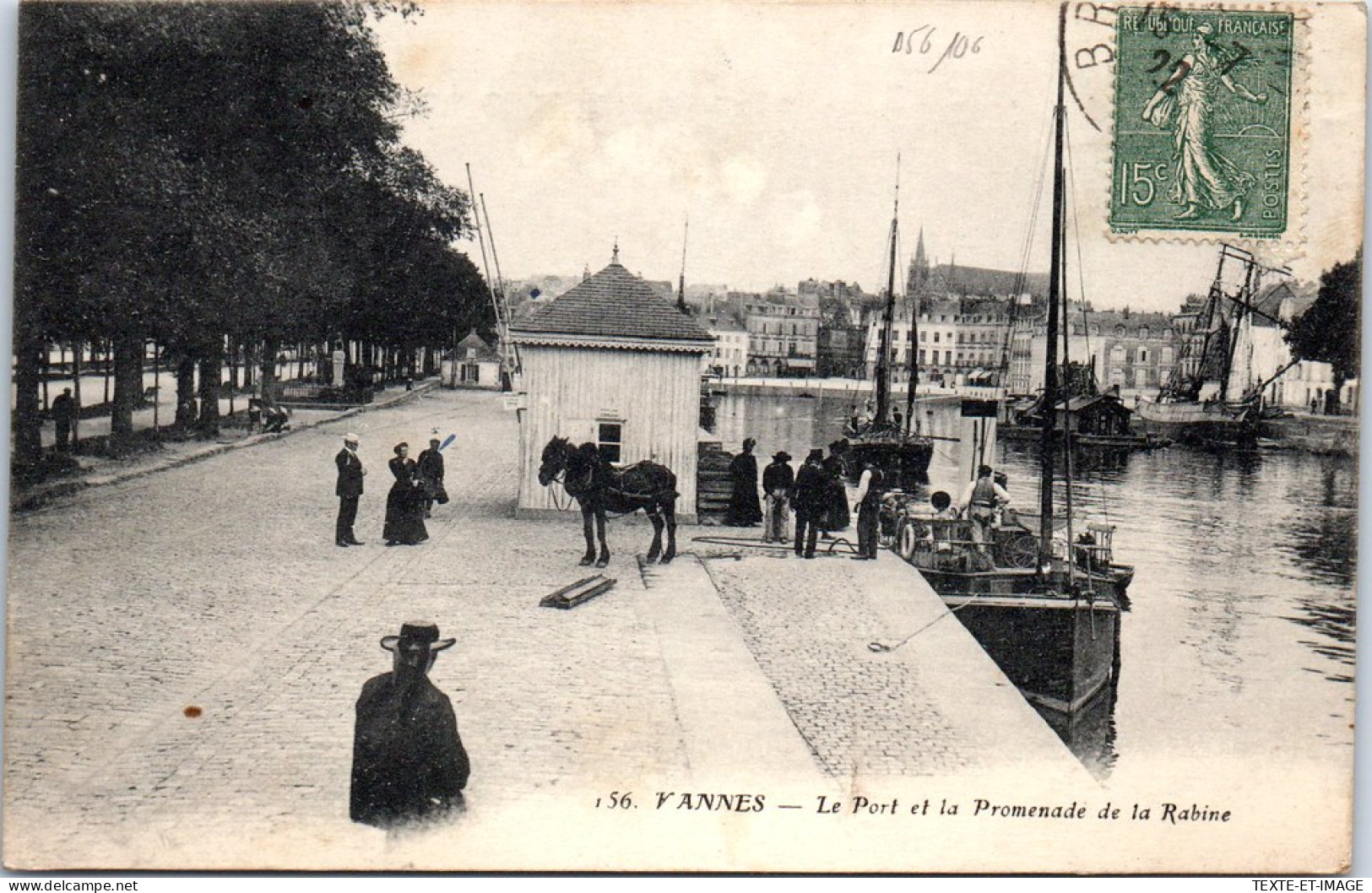 56 VANNES - Le Port Et Vue De La Promenade De La Rabine -  - Vannes