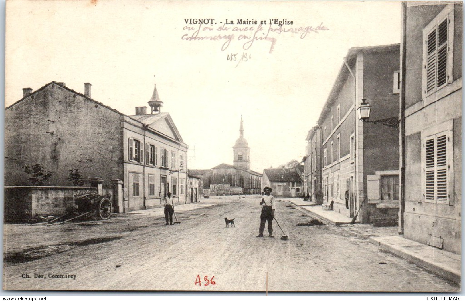 55 VIGNOT - La Mairie Et L'eglise -  - Autres & Non Classés