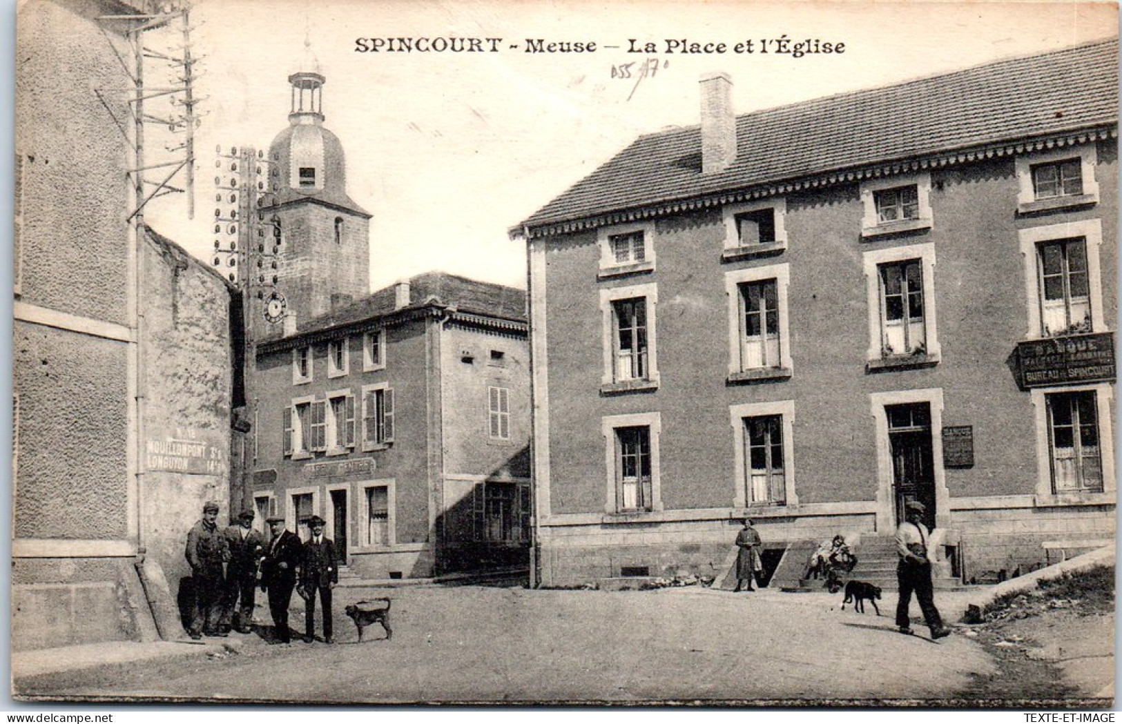 55 SPINCOURT - La Place De L'eglise -  - Andere & Zonder Classificatie