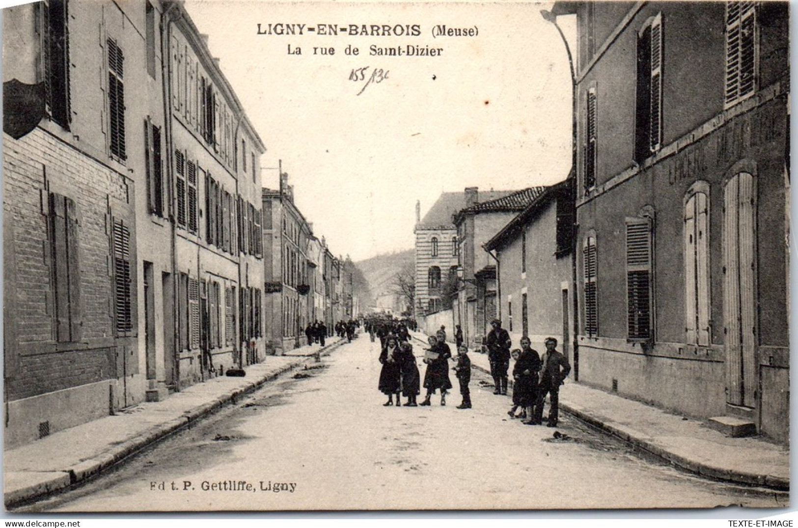 55 LIGNY EN BARROIS - Perspective De La Rue De Saint Dizier  - Ligny En Barrois