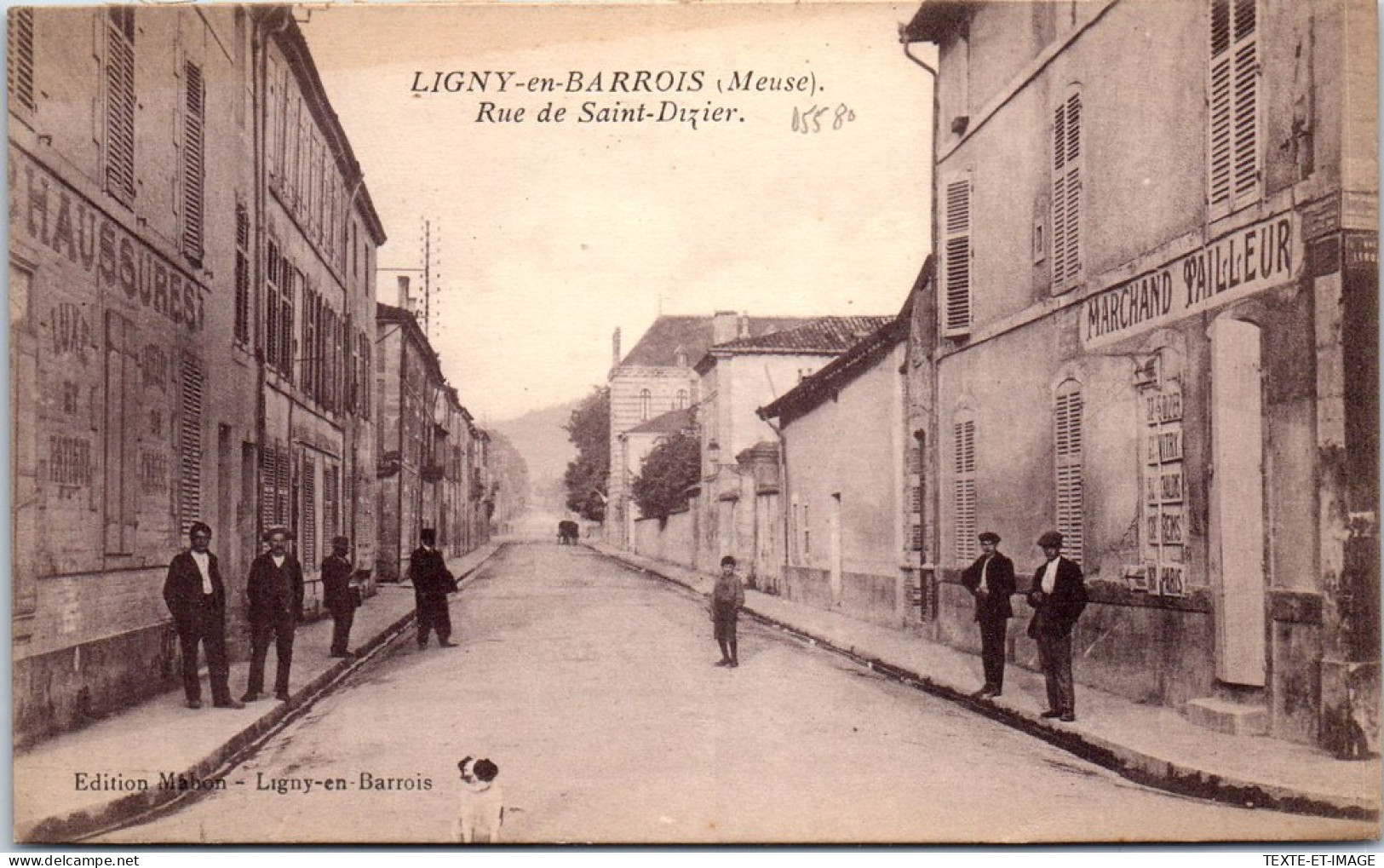 55 LIGNY EN BARROIS - Vue De La Rue De Sain Dizier  - Ligny En Barrois